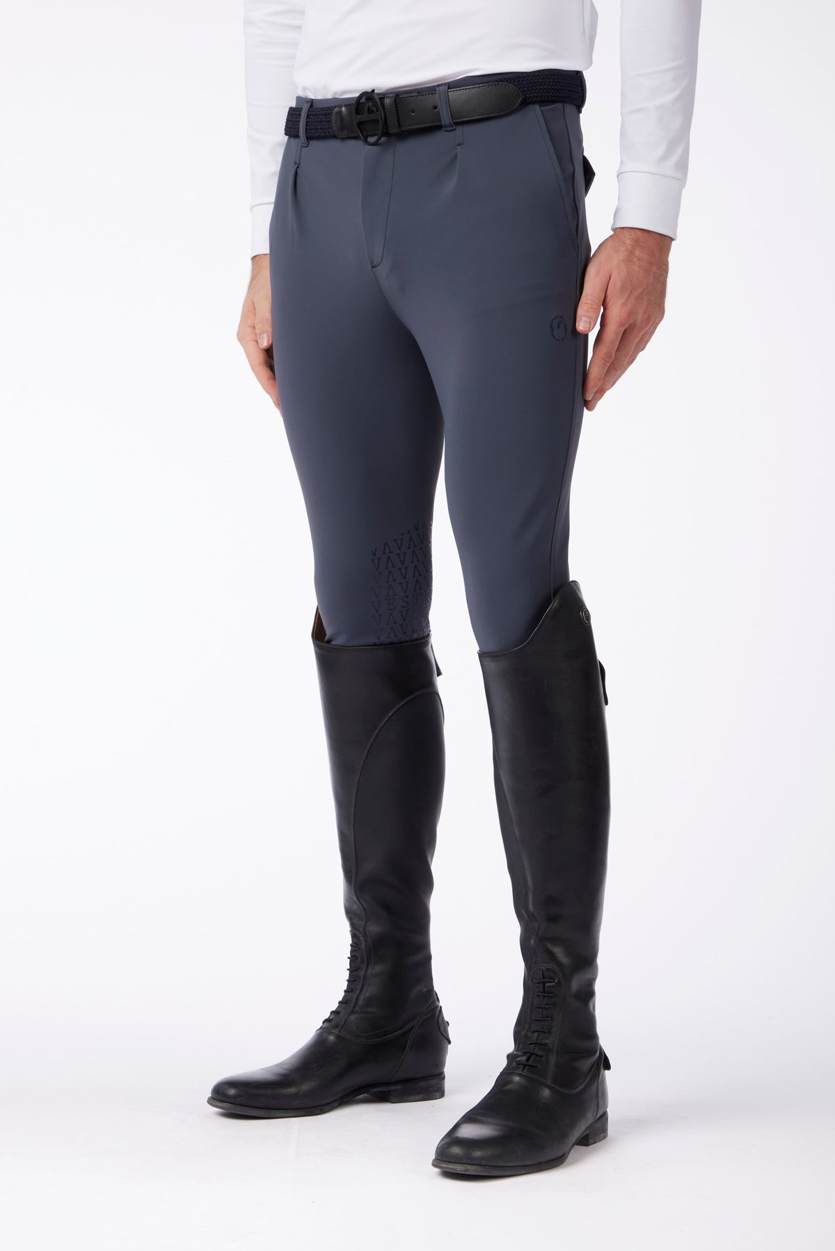VESTRUM STELVIO MEN'S RIDING BREECHES WITH KNEE GRIP - TK FABRIC