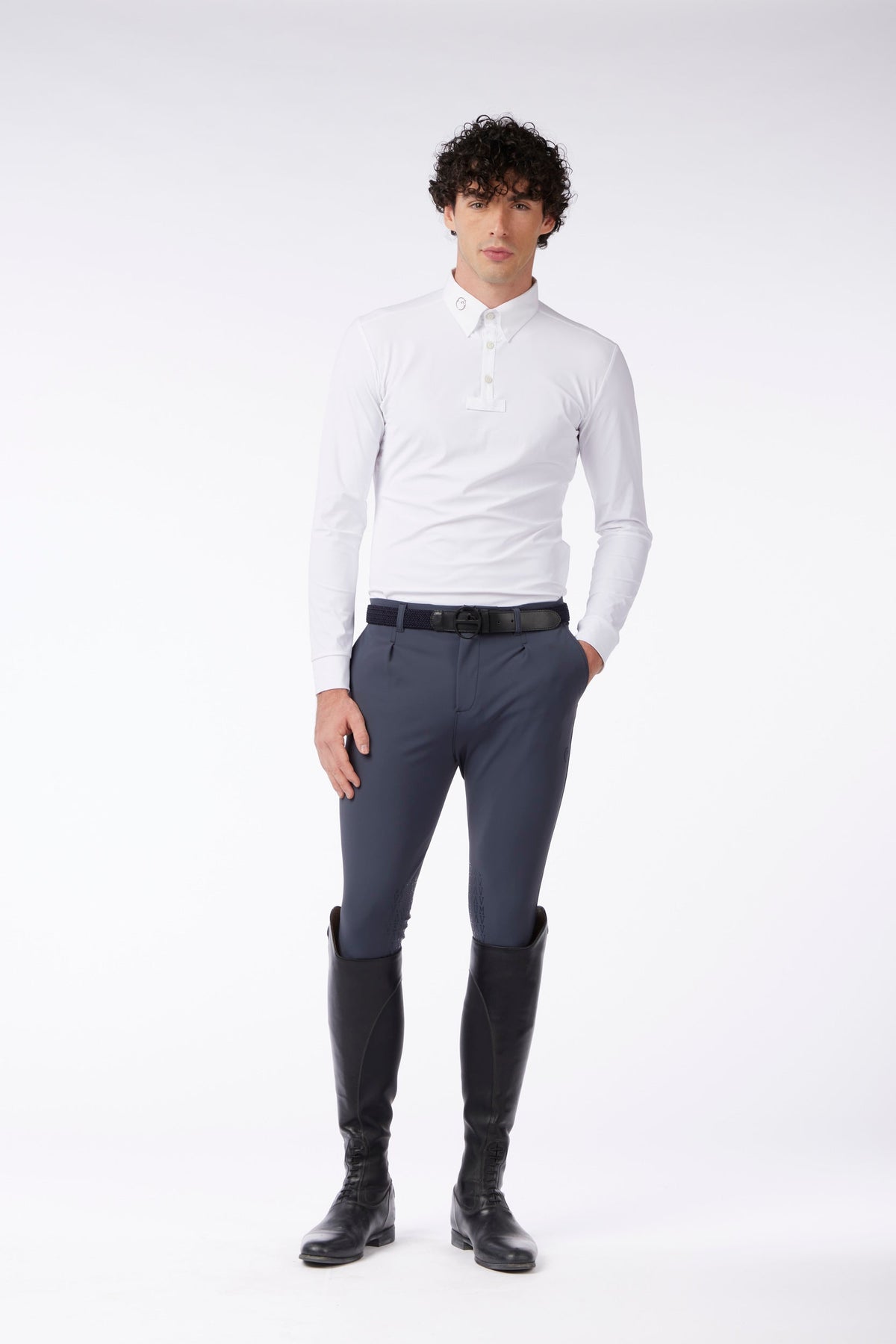 VESTRUM STELVIO MEN'S RIDING BREECHES WITH KNEE GRIP - TK FABRIC