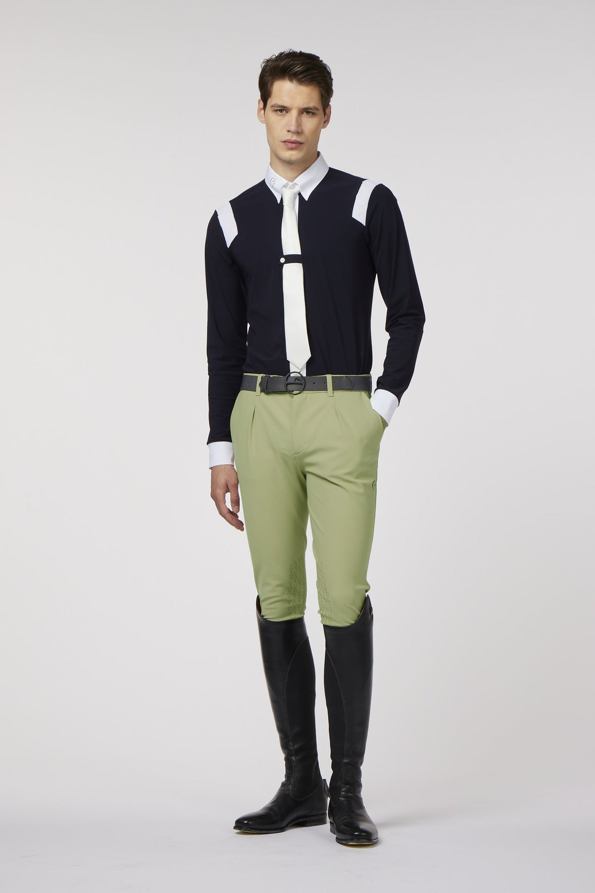 VESTRUM STELVIO MEN'S RIDING BREECHES WITH KNEE GRIP - TK FABRIC