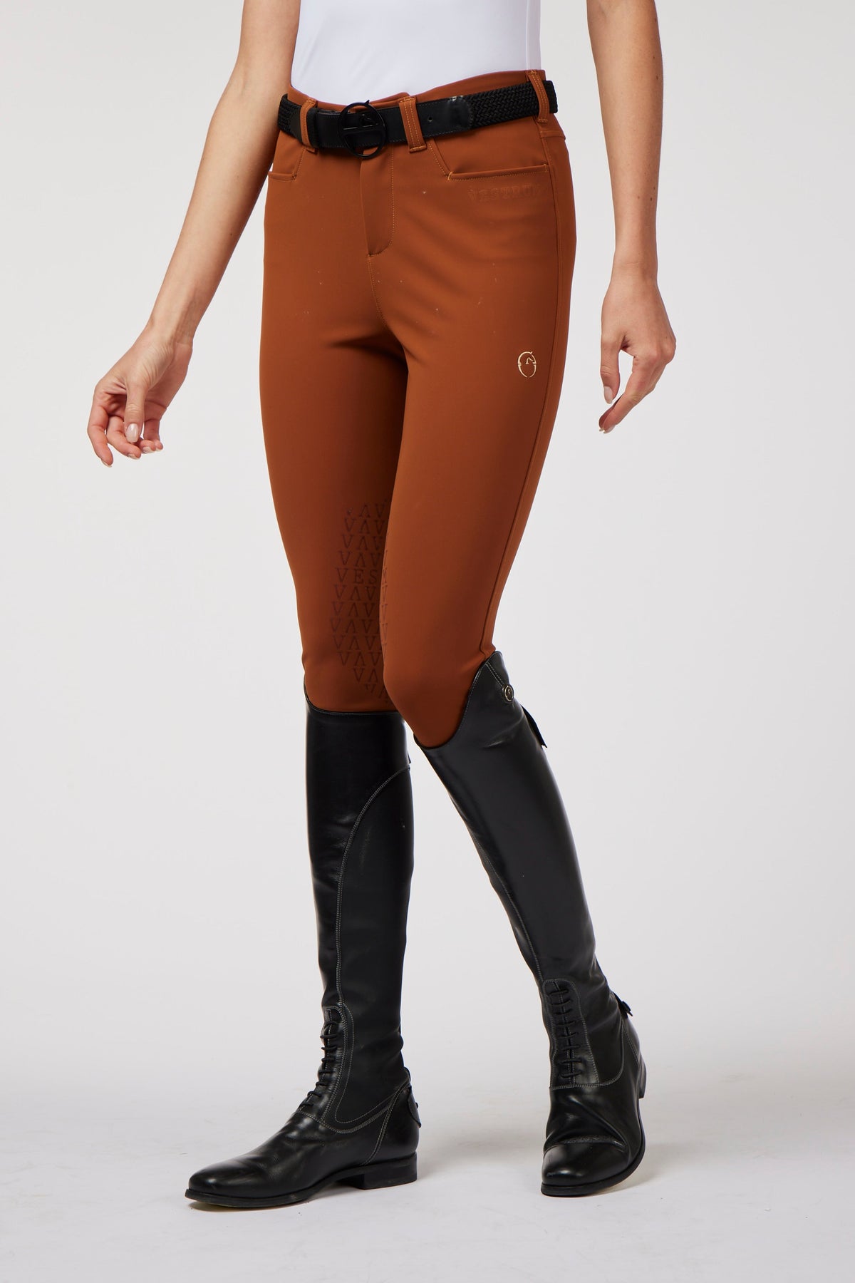 PANTALONES DE EQUITACIÓN PARA MUJER SYRACUSE CON AGARRE EN LA RODILLA