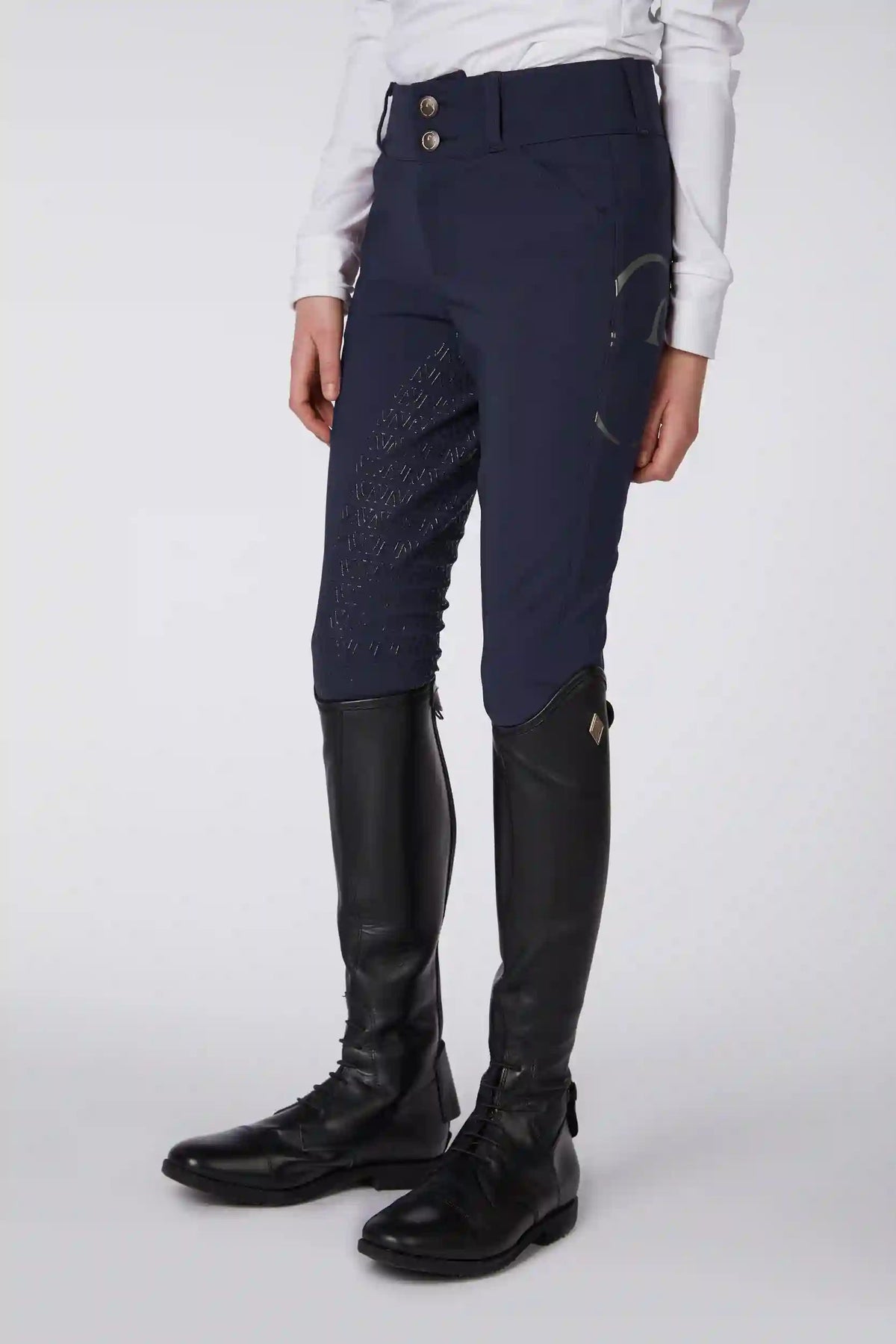 VESTRUM MOLVENO GIRL'S RIDING BREECHES WITH FULL GRIP - TK FABRIC