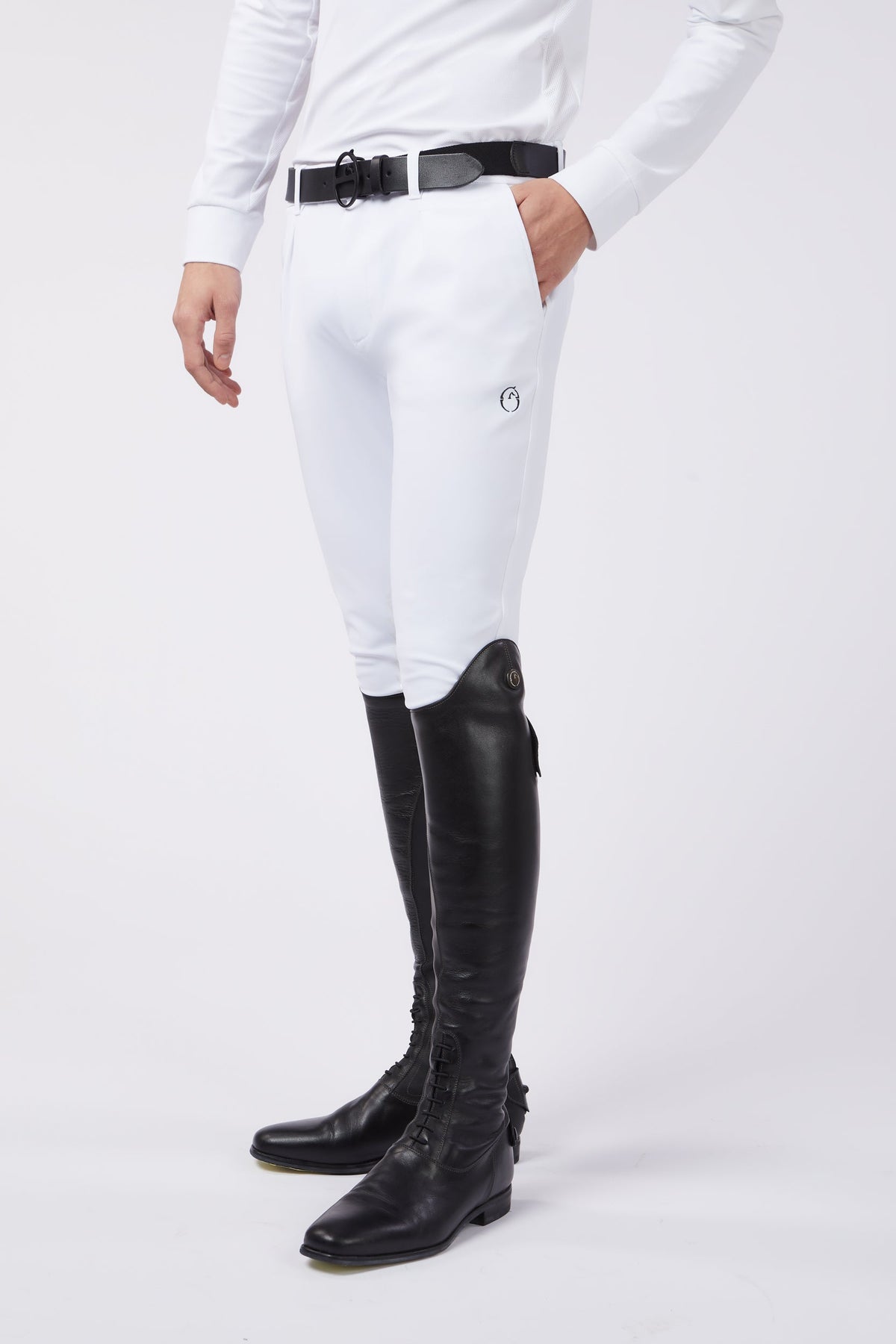 VESTRUM STELVIO MEN'S RIDING BREECHES WITH KNEE GRIP - TK FABRIC