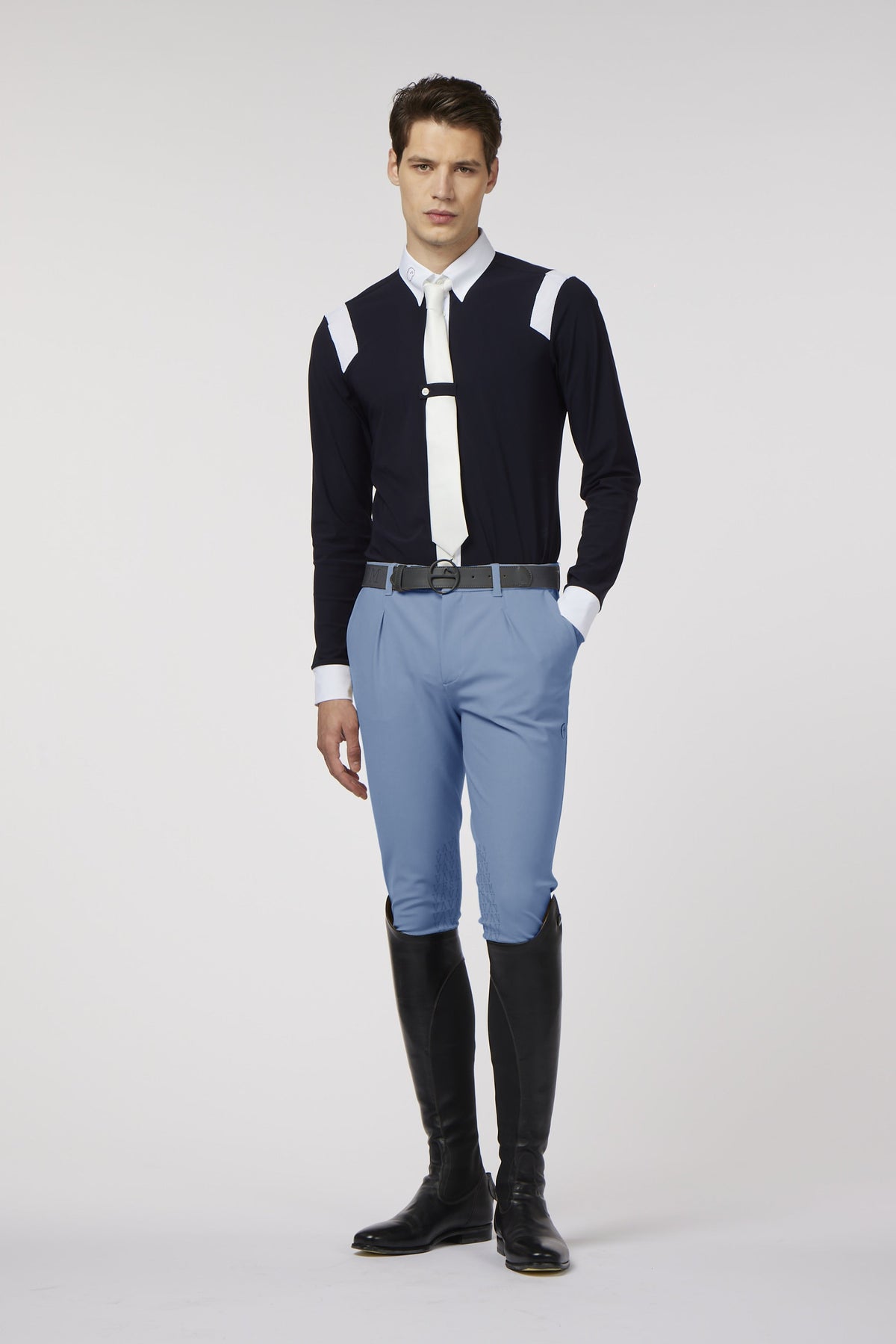 VESTRUM STELVIO MEN'S RIDING BREECHES WITH KNEE GRIP - TK FABRIC