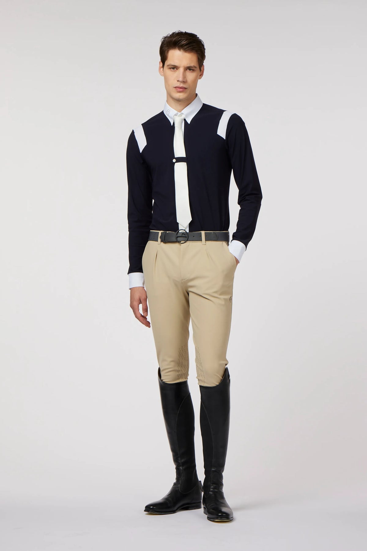 VESTRUM STELVIO MEN'S RIDING BREECHES WITH KNEE GRIP - TK FABRIC