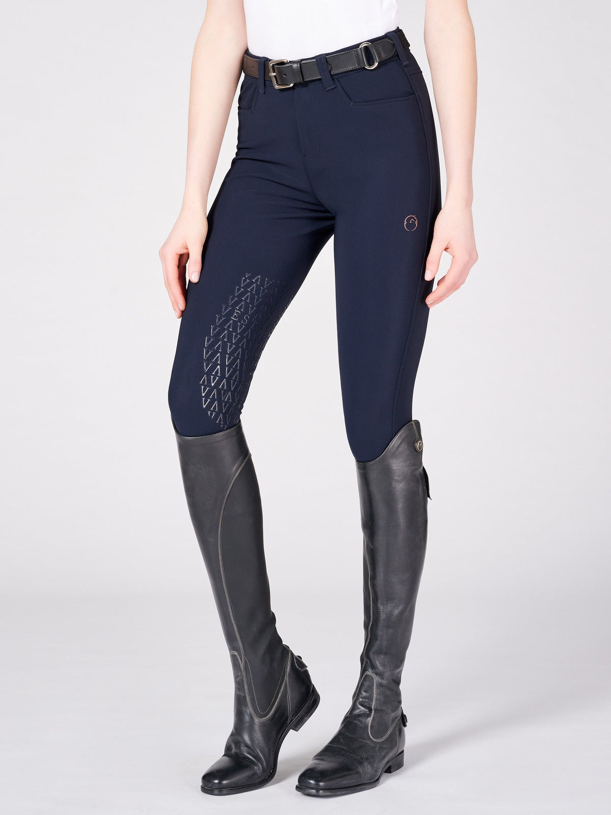 PANTALONES DE EQUITACIÓN PARA MUJER SYRACUSE CON AGARRE EN LA RODILLA