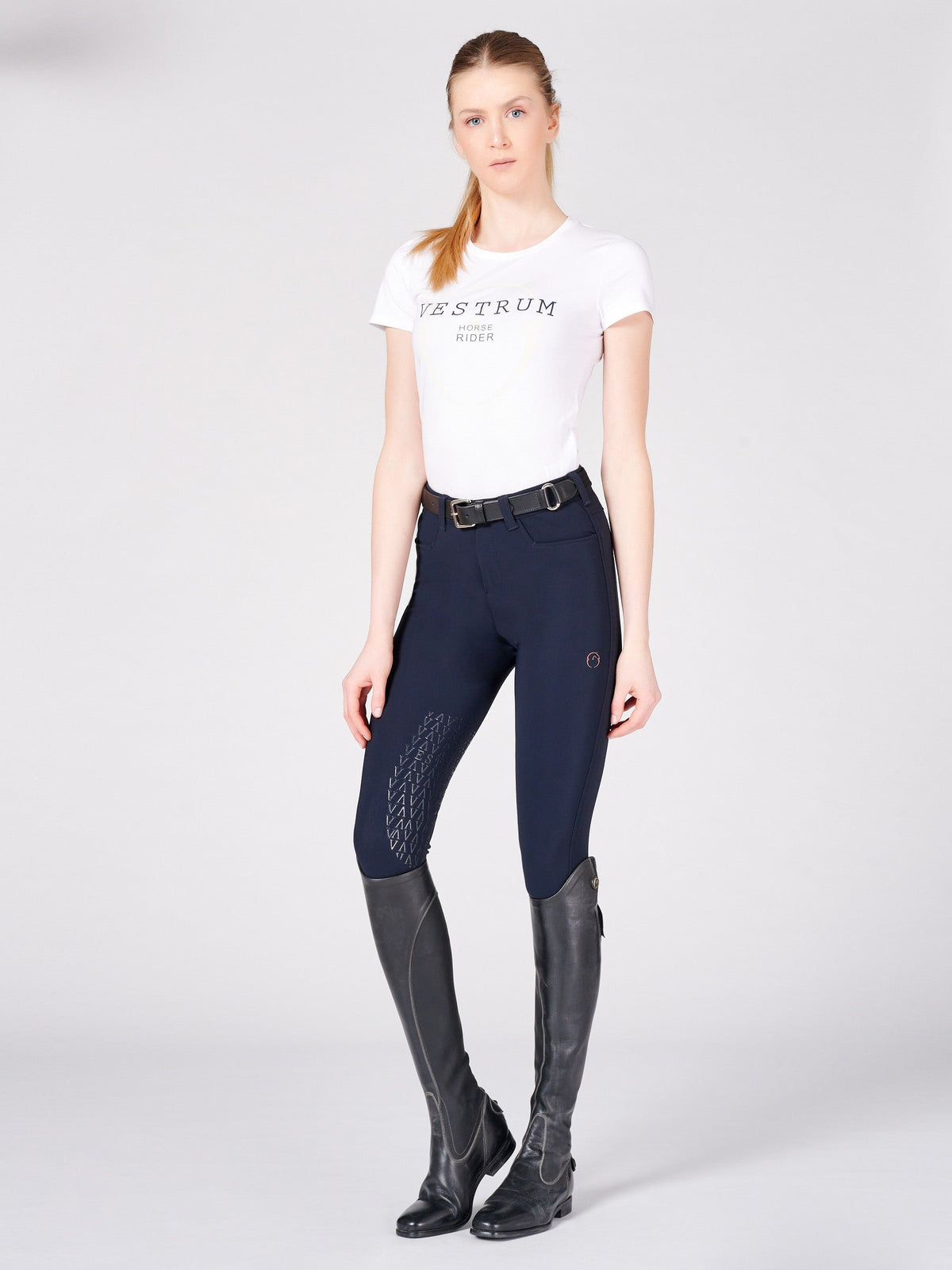 PANTALONES DE EQUITACIÓN PARA MUJER SYRACUSE CON AGARRE EN LA RODILLA