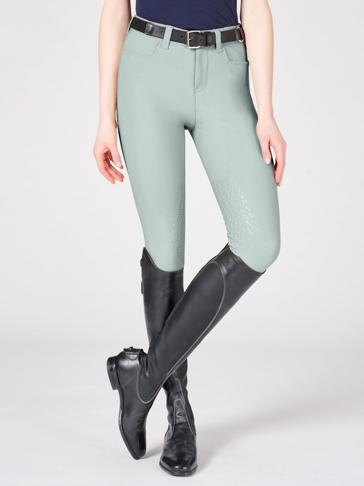 PANTALONES DE EQUITACIÓN PARA MUJER SYRACUSE CON AGARRE EN LA RODILLA