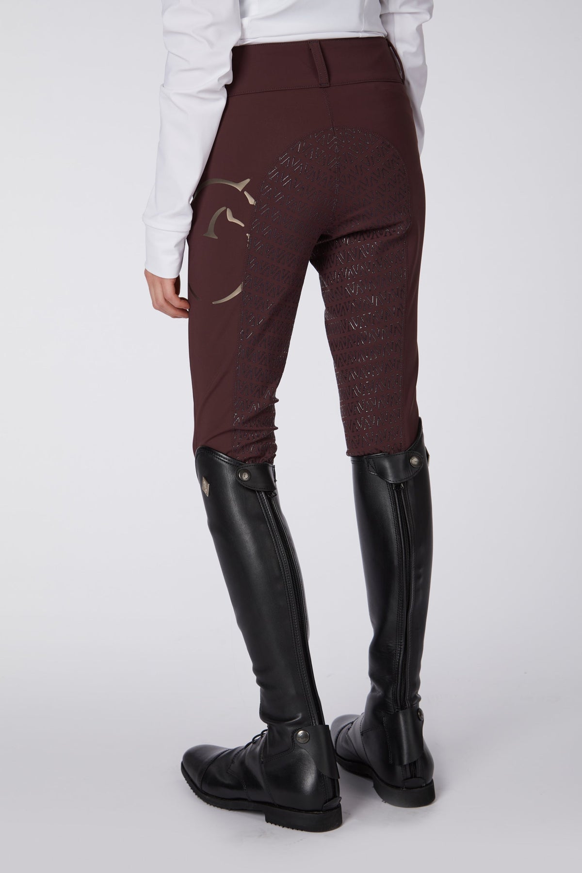 VESTRUM MOLVENO GIRL'S RIDING BREECHES WITH FULL GRIP - TK FABRIC