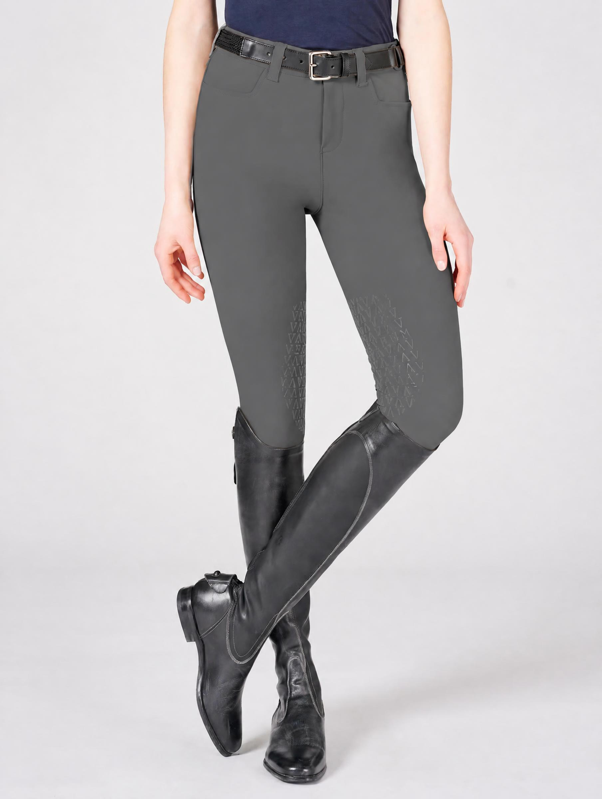 PANTALONES DE EQUITACIÓN PARA MUJER SYRACUSE CON AGARRE EN LA RODILLA